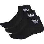 Adidas Meias 'Mid Crew 3 Pairs' preto / branco
