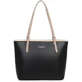 LANCASTER PARIS Shopper 'Smooth' preto