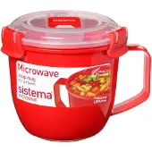 Sistema Microwave Soup Mug - Red 565 ml