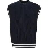 We fashion Colete de malha navy