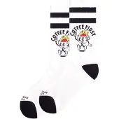 American Socks Meias Longas Coffee First
