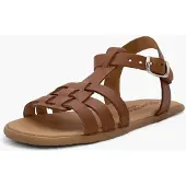 Pisamonas Sandália castanho escuro