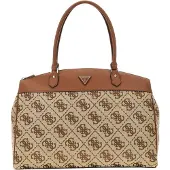 GUESS Shopper 'Audrey Monogramme' castanho
