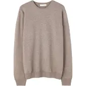 GOBI Cashmere Pullover 'Men's Essential Crewneck Cashmere Sweater' taupe