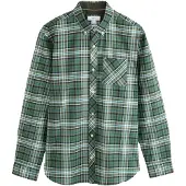 Next Camisa oliveira / verde escuro / preto / branco