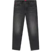 HUGO Calças de ganga cinzento denim