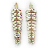Avant Garde Brincos 'Petraya' mistura de cores