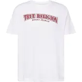 True Religion Camisa vermelho sangue / branco