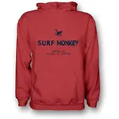 Surf Monkey Sweatshirt vermelho escuro