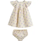 Next Vestido bege / azul claro