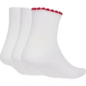 Adidas Meias Estampadas - 3 Pares (Mulher)