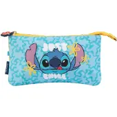 Grupo Erik Editores Estojo De Lápis De Três Bolsos Disney Stitch