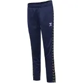 Hummel Calças de desporto 'Authentic PL' marinho / preto / branco