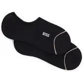 BOSS Meias 'Iconic' preto / branco