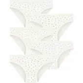 Petit Bateau Cueca castanho / limão / cinzento / branco
