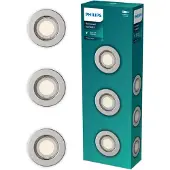 Philips Focos De Teto Gu10 8.3 Cm 3 Unidades