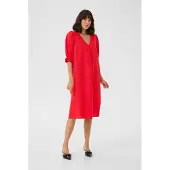 Kaffe Vestido 'KAPaulina' vermelho