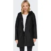 ONLY Casacos ONLSALLY RAINCOAT OTW NOOS mulheres - Preto - EU L