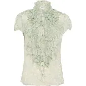 Saint tropez Blusa 'Lilja' bege / aqua