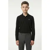 Calvin Klein Jeans Camisola 'Logo Embroidery Long Sleeve' preto / branco