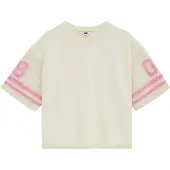 We fashion Camisola amarelo pastel / rosa claro