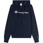 Champion Casaco em moletão navy / branco