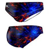 Turbo Slip De Banho Red Blue Fire