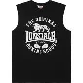 Lonsdale Camisa 'Boldron' preto / branco