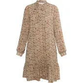 Usha Vestido creme / mistura de cores