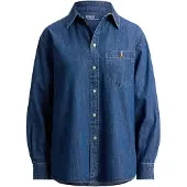 Ralph Lauren Blusa azul ganga