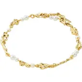 Pilgrim Pulseira ouro / branco