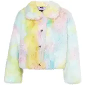Faina Casaco de inverno mistura de cores