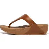 FitFlop Chinelos LULU LEATHER TOEPOST mulheres - Castanho - 40