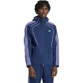 Adidas Casaco em moletão 'SPACER' índigo / opal / branco