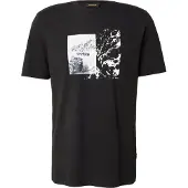 BOSS Camisa 'Te_Motors' preto / branco