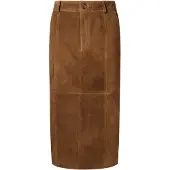 Pepe Jeans para mulher. PL9011888 Saia Rina castanha (M), Marrom, Casual, Pele