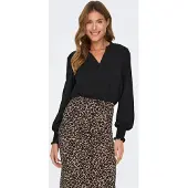 ONLY Blusa 'ONLMette' preto