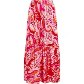 IZIA Saia pêssego / rosa / vermelho / branco