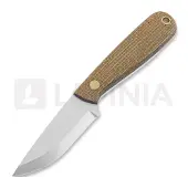 Brisa Faca de pescoço Necker 70 Scandi, mustard micarta, kydex