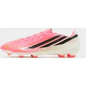 Adidas Chuteira 'F50 Hyperfast League' creme / rosa escuro / preto