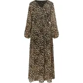 Faina Vestido bege / castanho