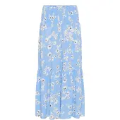 Kaffe Saia 'Maxi ' azul claro / branco