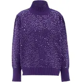 Faina Pullover roxo escuro