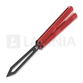 Flytanium Balisong trainer Zenith Trainer 2.0 - Lava Red / Black