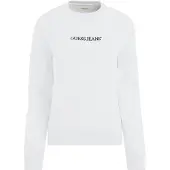GUESS Sweatshirt preto / branco