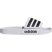 Adidas Sapato aberto 'Adilette' preto / branco