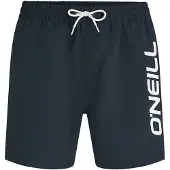 O'Neill Calções de banho 'Logo 16' azul escuro / branco