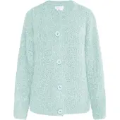 Usha WHITE LABEL Casaco de malha 'Lynnea' menta