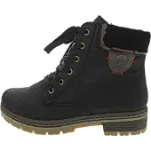Rieker Botim com fivela caramelo / preto