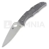 Spyderco Navalha Endura 4, FRN, Flat Ground, cinza